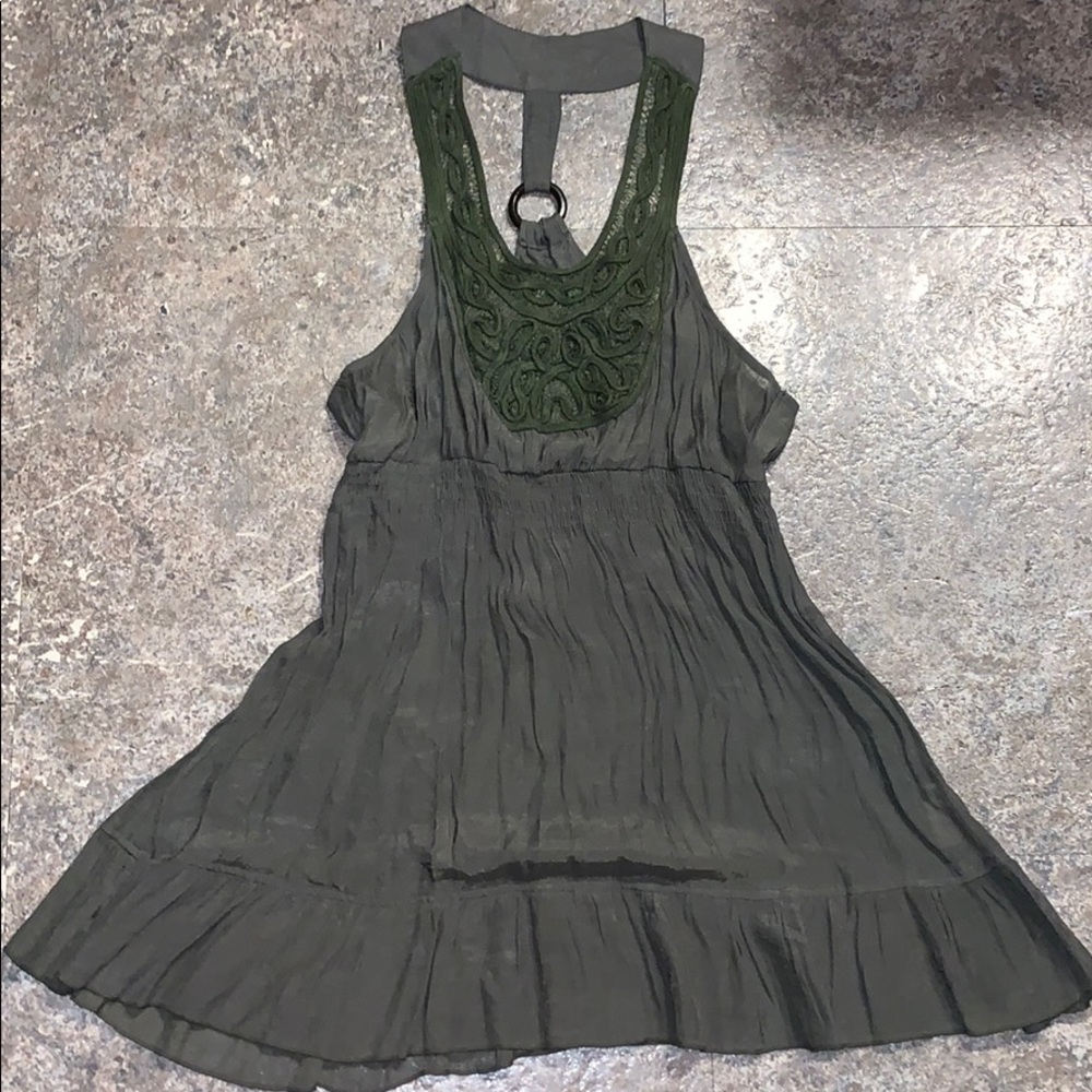 Baby doll green shirt